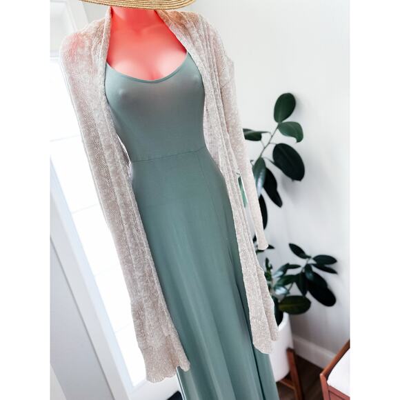 Slow Mornings in Oatmeal Skies Oversized Cocoon Cardigan of Gentle Daydreams - Picture 1 of 6